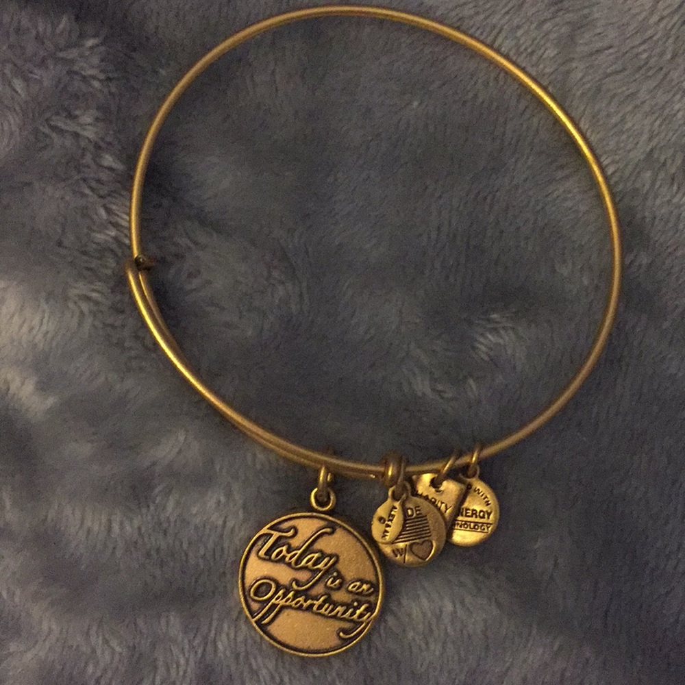 Alex and Ani Today is an Opportunity bracelet